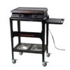 22" Electric Tabletop Griddle W/Cart
