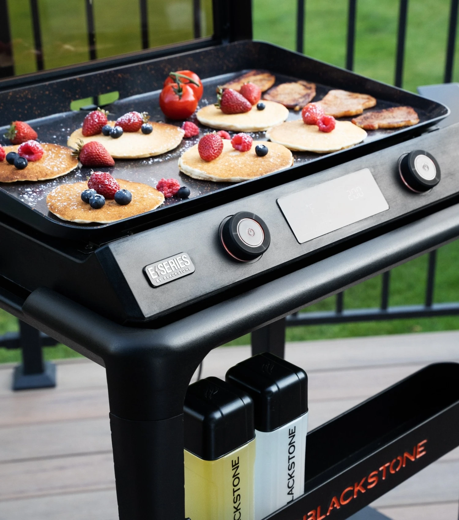 22" Electric Tabletop Griddle W/Cart - Image 5
