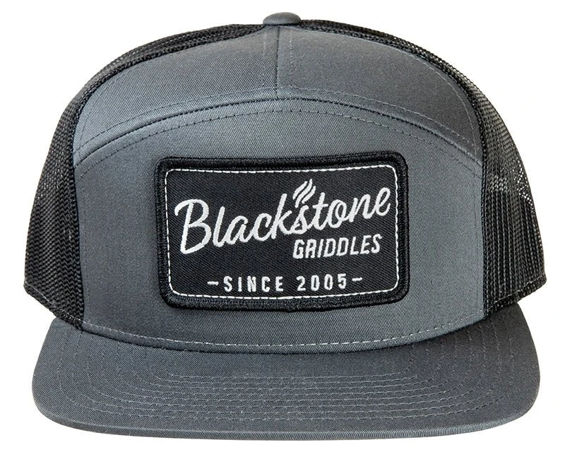 3027 RETRO PATCH 7 PANEL HAT-CHARCOAL - Image 2