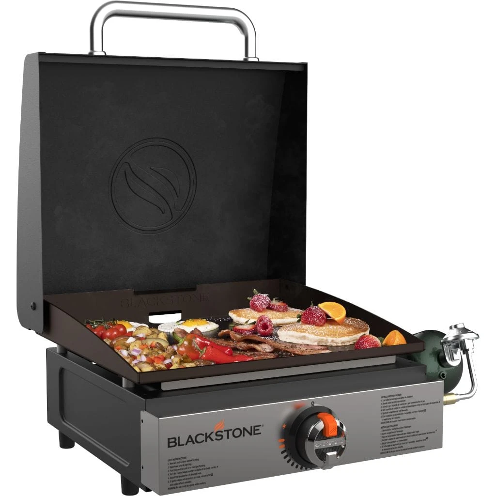 Blackstone 17" Tabletop Propane Gas Griddle With Hood