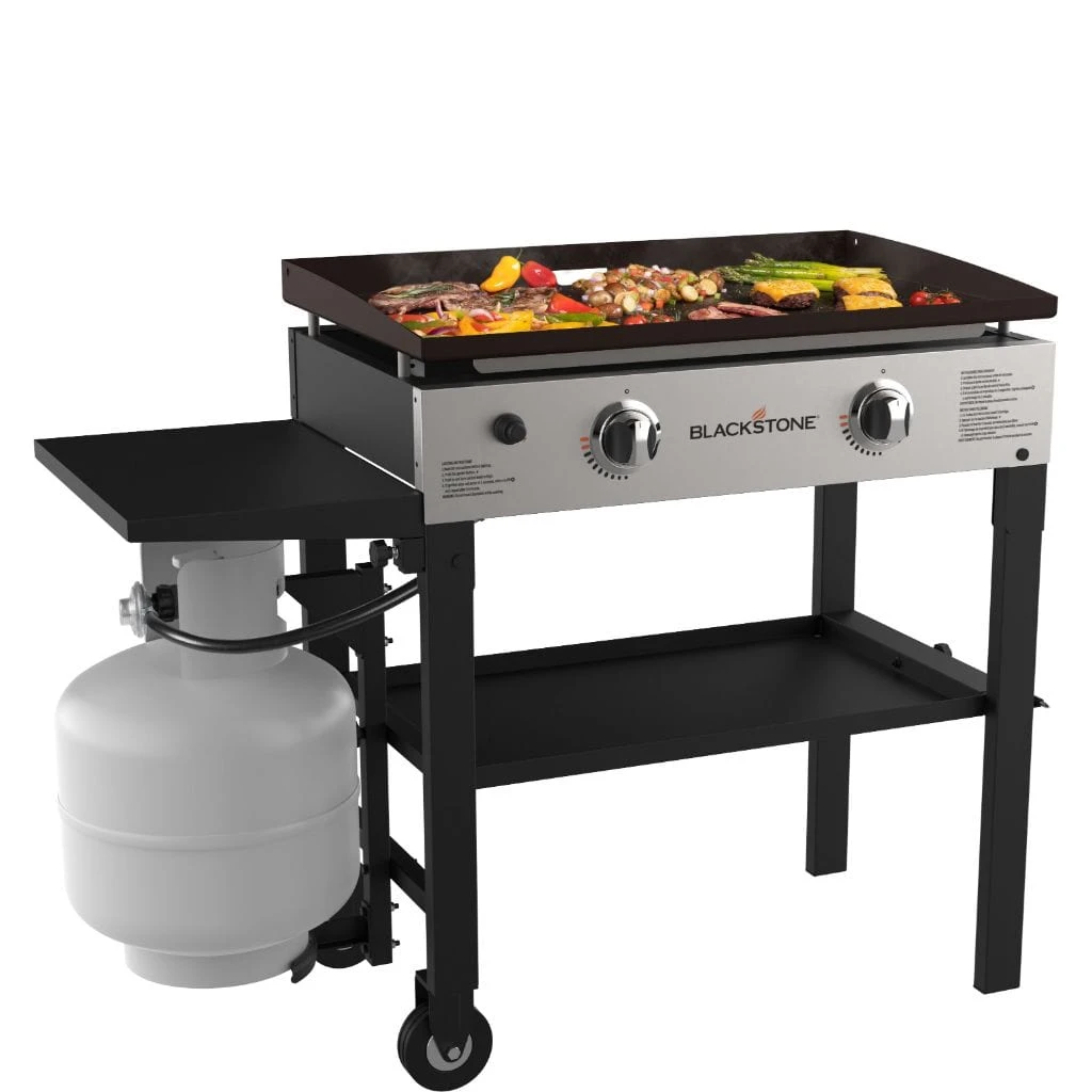 Blackstone 28" 2-Burner Propane Gas Griddle Cooking Station - Image 4