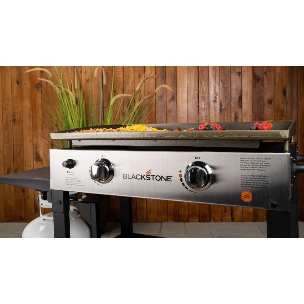 Blackstone 28" 2-Burner Propane Gas Griddle Cooking Station - Image 6