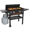 Blackstone 28" 2-Burner Propane Gas Griddle Cooking Station With Hard Cover
