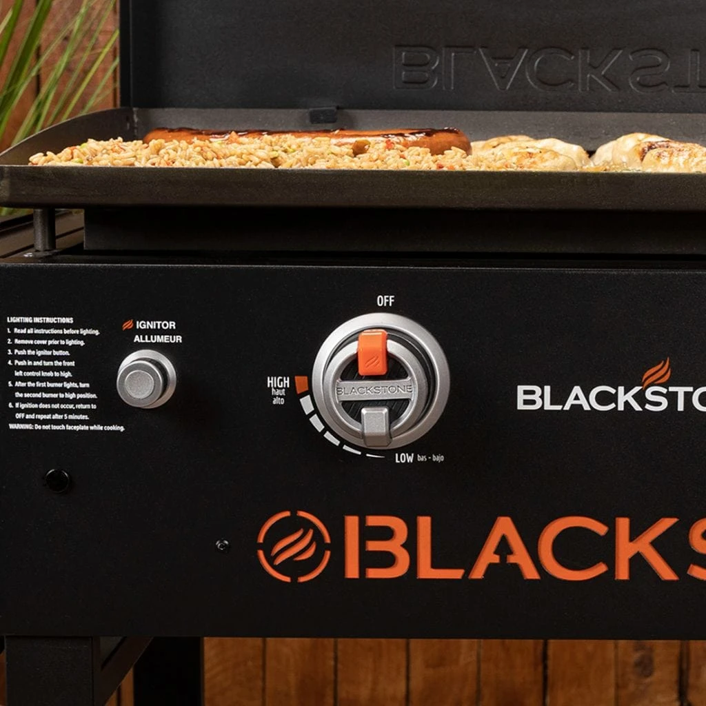 Blackstone 28" 2-Burner Propane Gas Griddle Cooking Station With Hard Cover - Image 5