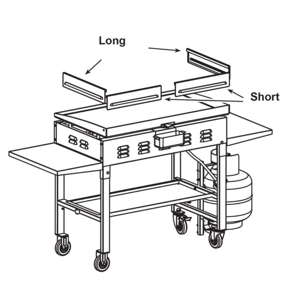 Blackstone 28"/36" Griddle Wind Screen - Image 6