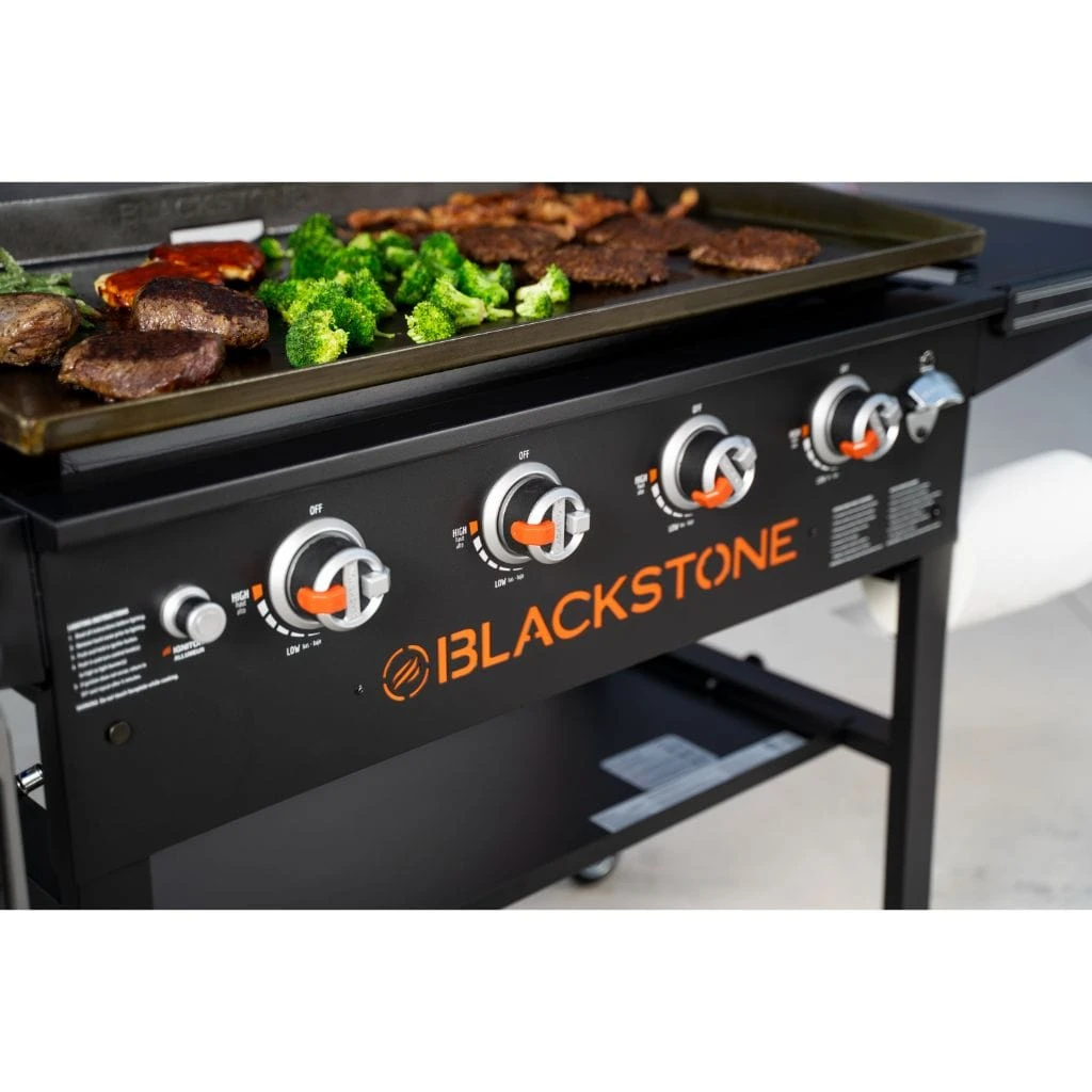 Blackstone 36" 4-Burner Propane Gas Griddle Cooking Station With Hood - Image 6