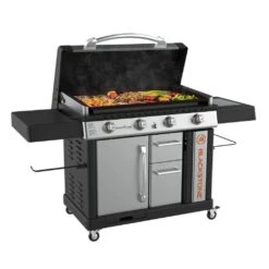 Blackstone 36" Culinary Pro Propane Gas Cabinet Griddle With Hood