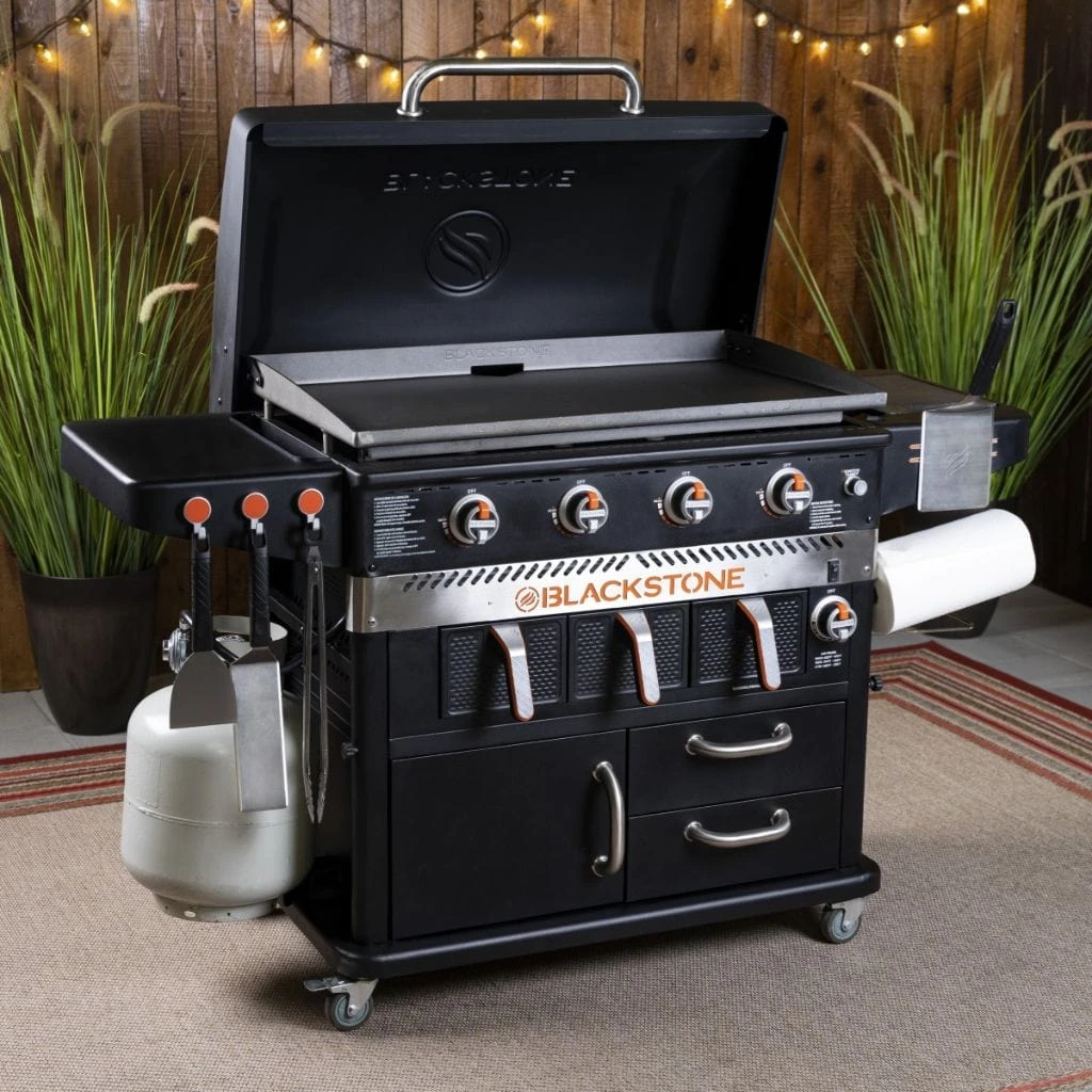 Blackstone 36" Patio Propane Gas Cabinet Griddle With Airfryer - Image 3