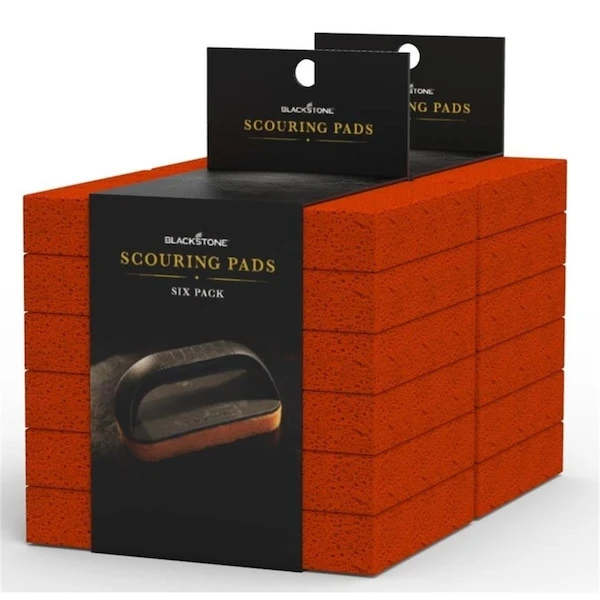 Blackstone Grill Cleaning Pad - Orange - 6 Piece