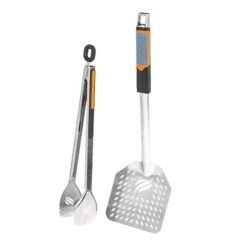Blackstone Stainless Steel Black & Silver Grill Tool Set - 2 Piece