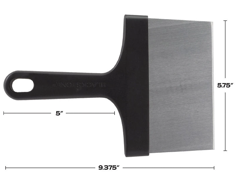 BLACKSTONE 6" SCRAPER W/PLASTIC HANDLE - Image 2